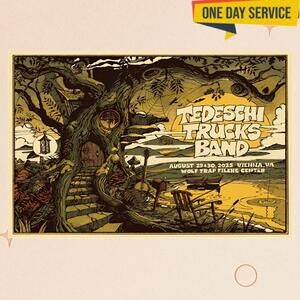 Tedeschi Trucks Band Aug 29-30 2025 Vienna Va Tour Poster